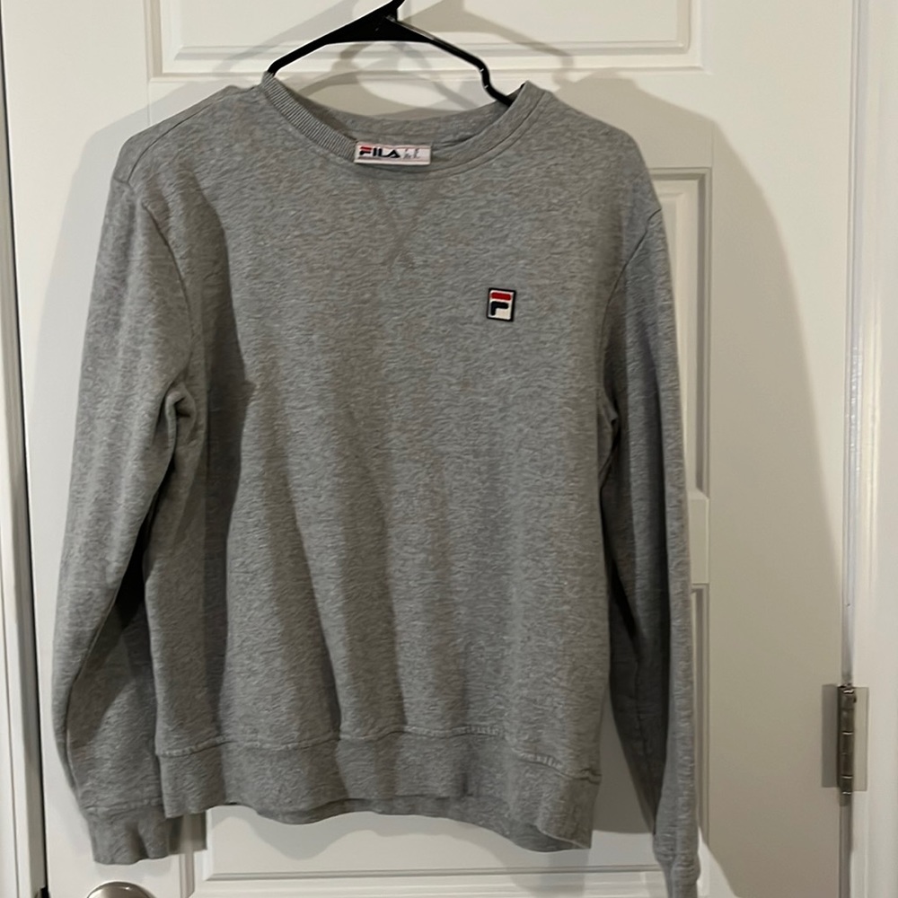 fila gray crewneck